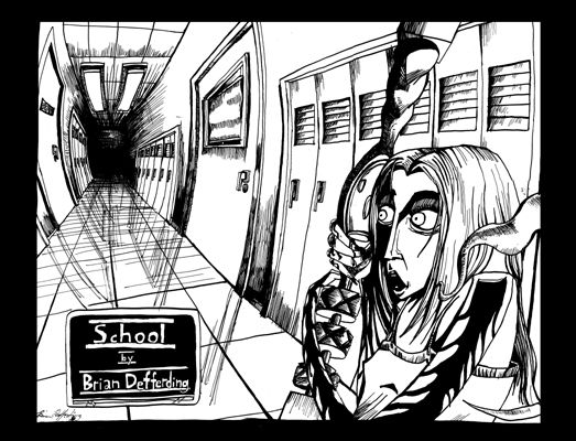 Cartoon Haunted School