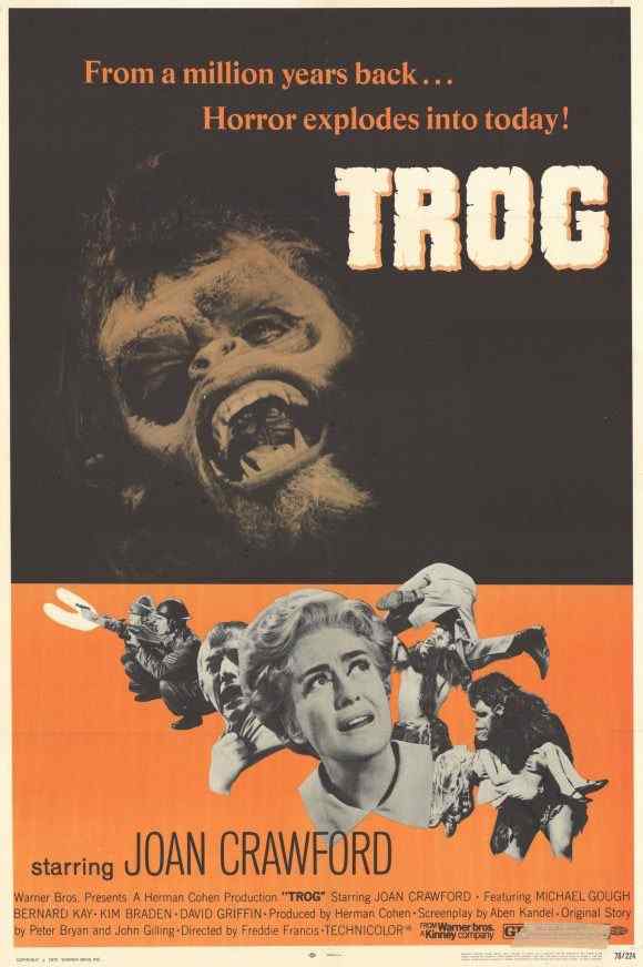 Trog movie poster Horror Society