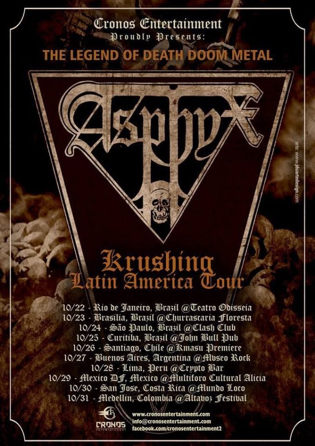 ASPHYX begin work on new studio album! - Horror Society