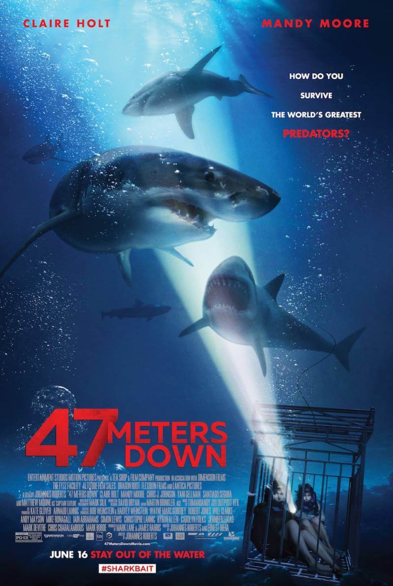 New Trailer and Poster Debut for Shark Thriller 47 Meters Down - Horror ...