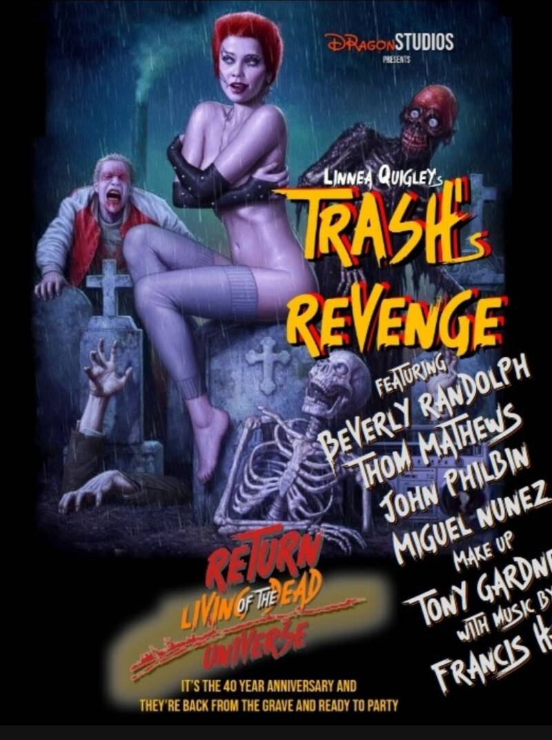 Linnea Quigley's â€œTrash's Revengeâ€ Coming from The Return of the Living  Dead Universe - Horror Society